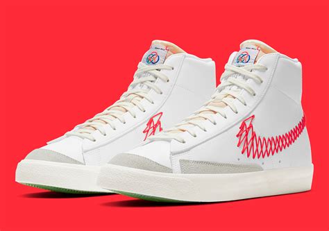 Nike Blazer Mid Releasing With ZigZag Stitching Swooshes